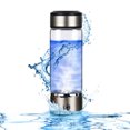 thumbnail image 1 of 420ML Hydrogen Water Ionizer Cup Portable Rechargeable Rapid Electrolysis Hydrogen-rich Water Maker Glass Bottle, 1 of 7