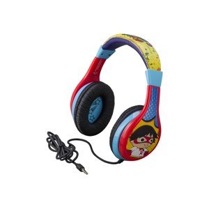 Casques Ryans World Kids, bandeau réglable, son stéréo, 3.5Mm Jack, Casques filaires pour enfants, Tangle-Free, Contrôle de volume, Pliable, Casque d'enfant sur oreille pour la maison scolaire, Voyage