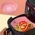 thumbnail image 1 of Dvkptbk Air Fryer Liners Air Fryer Silicone Pot Air Fryer Silicone Liners Non Stick Air Fryer Basket Accessories, Reusable Replacement of Flammable Parchment Liner Paper on Clearance, 1 of 3