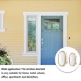 thumbnail image 4 of tredstone Wireless Doorbell 4 Volume Adjustable Indicator Light Mute Door Bell Chimes Home Office Punch Free Safety for US Plug, 4 of 6