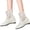 White, variant on EGNMCR Ankle Boots for Women Oversized Women's And Bare Boots with Pointed Sloping Toe And Lace Cut Out Short Boots