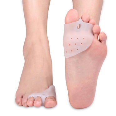 Bunion Corrector Gel Toe Separator, Hammer Toe Straightener with Forefoot Cushions,Gel Toe Separator