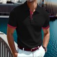 thumbnail image 2 of StSilkitty Mens Short Sleeve Golf Shirts Summer Casual Collared Button T-Shirts Lightweight Soft Breathable Tops, 2 of 8