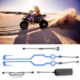 thumbnail image 2 of Amdohai Universal Motorcycle Helmet Night Riding LED EL Cold Light Strip Signal Flashing Stripe Sticker Decoration Kit Bar Bike Bicycle, 2 of 8