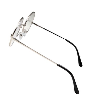 grinderPUNCH John Lennon Inspired Round Clear Lens Glasses Non-Prescription Hippy Vintage