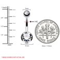 thumbnail image 3 of BodyJ4You 15PCS Professional Piercing Kit Stainless Steel 14G Clear CZ Belly Navel Ring Body Piercing Set, 3 of 6