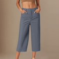 thumbnail image 2 of ShomPort Pantalon de Golf pour Femmes, Tenue de Bureau Décontractée, Ample, Extensible, Pantalon Court de Travail, Léger, Athlétique, Pantalon de Bureau, 2 of 5