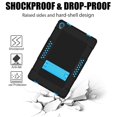 thumbnail image 4 of Mignova for Lenovo Tab P11 Case,Heavy-Duty Drop-Proof Shock-Resistant Rugged Protective case(with Stand) for Lenovo Tab P11/P11 Plus 11 inch Tablet+Screen Protector(Black/Blue+1 Pack), 4 of 7