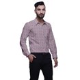 thumbnail image 2 of BESTMAN Cotton Formal Shirts For Men Slim Fit Printed Full Sleeve Shirts For Men, 2 of 5