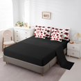 thumbnail image 3 of YST Cartoon Insect 7-Piece Comforter Set, Twin Size, Red Flower Floral Bedding for Boys Girls Room Decor, 3 of 4