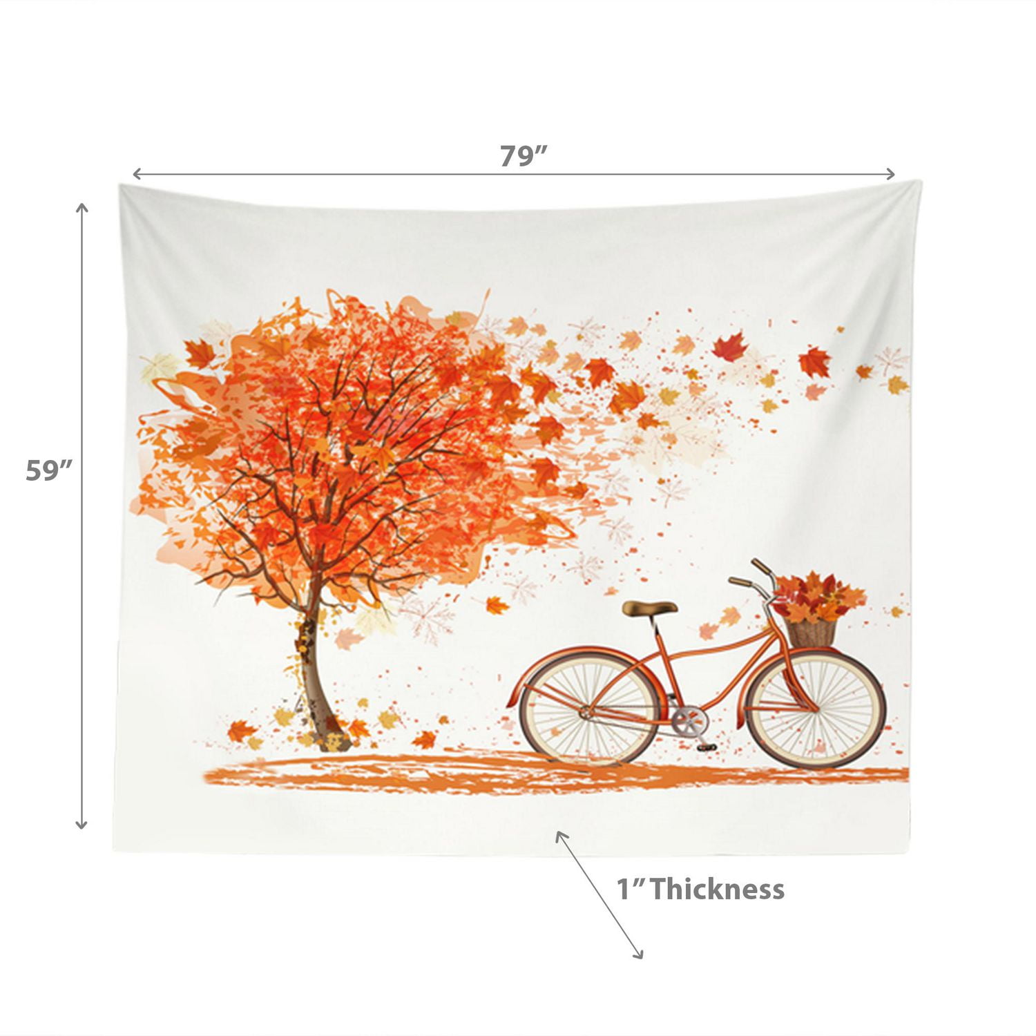 IH Casa Decor Polyester Fond De Fond 59" X 79"