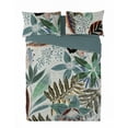 thumbnail image 1 of Gouchee Home Sorela Queen 3-Piece Duvet Cover Set – Tropical Leaf Print, Reversible Cotton Bedding, 1 of 2