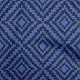 thumbnail image 1 of oneOone Cotton Poplin Medium Blue Fabric Geometric Sewing Craft Projects Fabric Prints By Yard 42 Inch Wide, 1 of 4