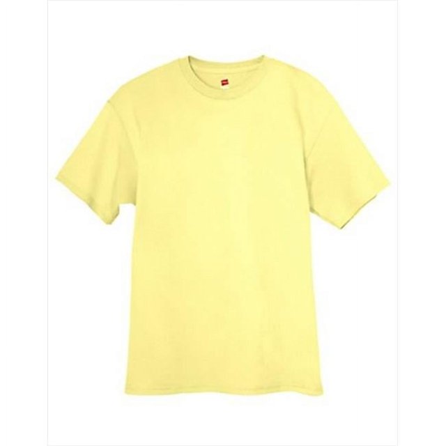 Hanes 5250 Tagless T-Shirt Size 6XL, Yellow