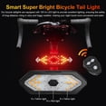 thumbnail image 2 of GRM Bike Turn Signals Light, 100LM 5-in-1 Smart Bright Bike Rear Tail Lamp IPX2 USB, 2 of 10