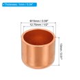 thumbnail image 2 of Unique Bargains 1/2 Inch ID Copper Pipe Fitting End Cap Sweat Plug Solder Connection Plumbing HVAC Air Conditioner 3 Pack, 2 of 6