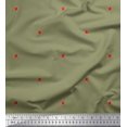 thumbnail image 1 of Soimoi polyester Crepe Fabric Floral Clip Art Printed Fabric 1 Yard 52 Inch Wide, 1 of 1