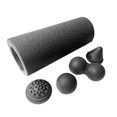 thumbnail image 2 of jinwen Foam Roller Set Equipment High Density Starter Kit for Leg Pilates black, 2 of 9