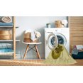 thumbnail image 2 of Ahgly Company Tapis d'Intérieur Lavable en Machine Carré Transitionnel Brun Doré Foncé, 4 Pieds Carré, 2 of 7