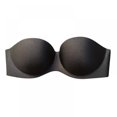 thumbnail image 3 of Women Sexy Solid Lift Half Cup Brassiere Seamless Soft Invisible Bras, 3 of 10