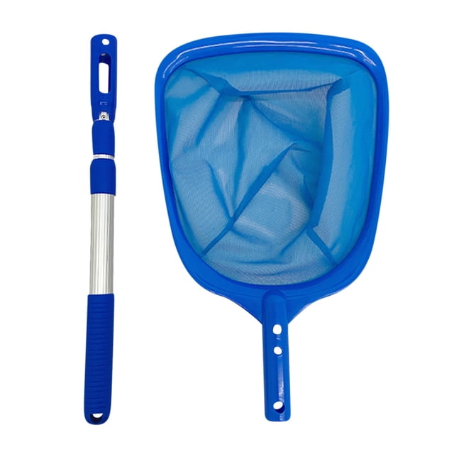 Pcksrro Home Cleaning Products Deal!Swimming Pool Leaf Skimmer Net,With 3 Sections Telescopic Aluminum Pole & Nylon Medium Fine Mesh Pool Net,Pool Cleaning Tool For Removing Leaves & Debris