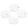thumbnail image 1 of 4 Pcs Desk Grommet 3 Inch(80mm), Round Desk Cord Hole Cover, White, 1 of 7
