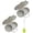 D, variant on Microwave Egg Cooker with Brush - 2 Cavity Non-Stick Egg Poacher for Eggs, Plastic Breakfast Maker for Home Kitchen, Dishwasher Safe