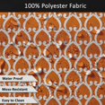 thumbnail image 5 of Vargottam Indoor/OutdoorTablecloth58x120 Inch Rectangle Tablecloth with Umbrella Hole and Zip- Waterproof PatioTableCloths- TableCovers for Backyard RectangularTable- Orange2, 5 of 5