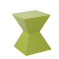 thumbnail image 2 of Sunpan Rocco 13.5" Table de Fin Moderne en Fibre de Verre Haute Brillance en Vert, 2 of 2