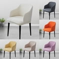thumbnail image 3 of Transemion 2x Quick Installation And Easy Care Stretchy Chair Covers For Maintenance High Elastic Full darkgray 1Set, 3 of 6