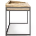 thumbnail image 4 of Allora 60" Solid Wood Modern Computer Desk in Distressed Wheat, 4 of 9
