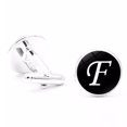 thumbnail image 4 of fastboy 1 Paire de Boutons de Manchette Lettre pour Hommes Initiale Formelle Alphabet en Acier Inoxydable, Lettre F, 4 of 7