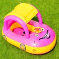 thumbnail image 4 of Inflatable Float Seat Sunshade Baby Swimming Circle Car Shape Swimming Ring, 4 of 8