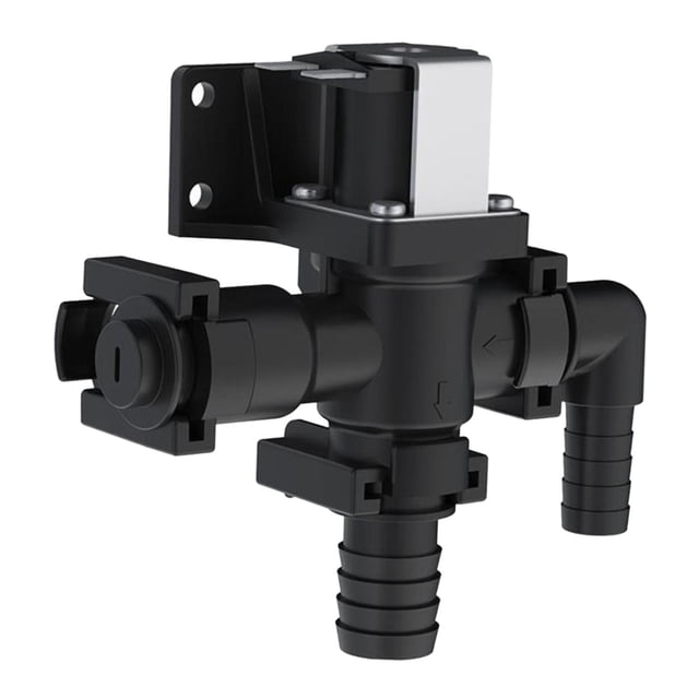 Solenoid Siphon Breaker, Easy Installation Spare Parts for Marine Toilet Boat. 12V