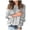 Grey, variant on XZNGL Womens Fashion Solid Color Pullover Round Neck Warm Long Sleeve Sweater