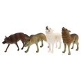 thumbnail image 2 of 4 pcs Wolf Model Toys Lifelike Educational Toy Home Decor Wolf Toys Wild Animal Models, 2 of 6