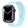 thumbnail image 1 of ALMNVO Silicone Sport Watch Strap for Apple Watch Bands 38mm 44mm 40mm 41mm 45mm 42mm for Women Man, Silicone Sport Replacement Wristband Bracelet for iWatch Bands Series 6 SE 7 5 4 3 2 1, 1 of 9