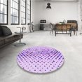 thumbnail image 4 of Ahgly Tapis Rectangulaire Lavable en Machine Intérieur Transitionnel Violet, 2 Pieds x 4 Pieds, 4 of 7