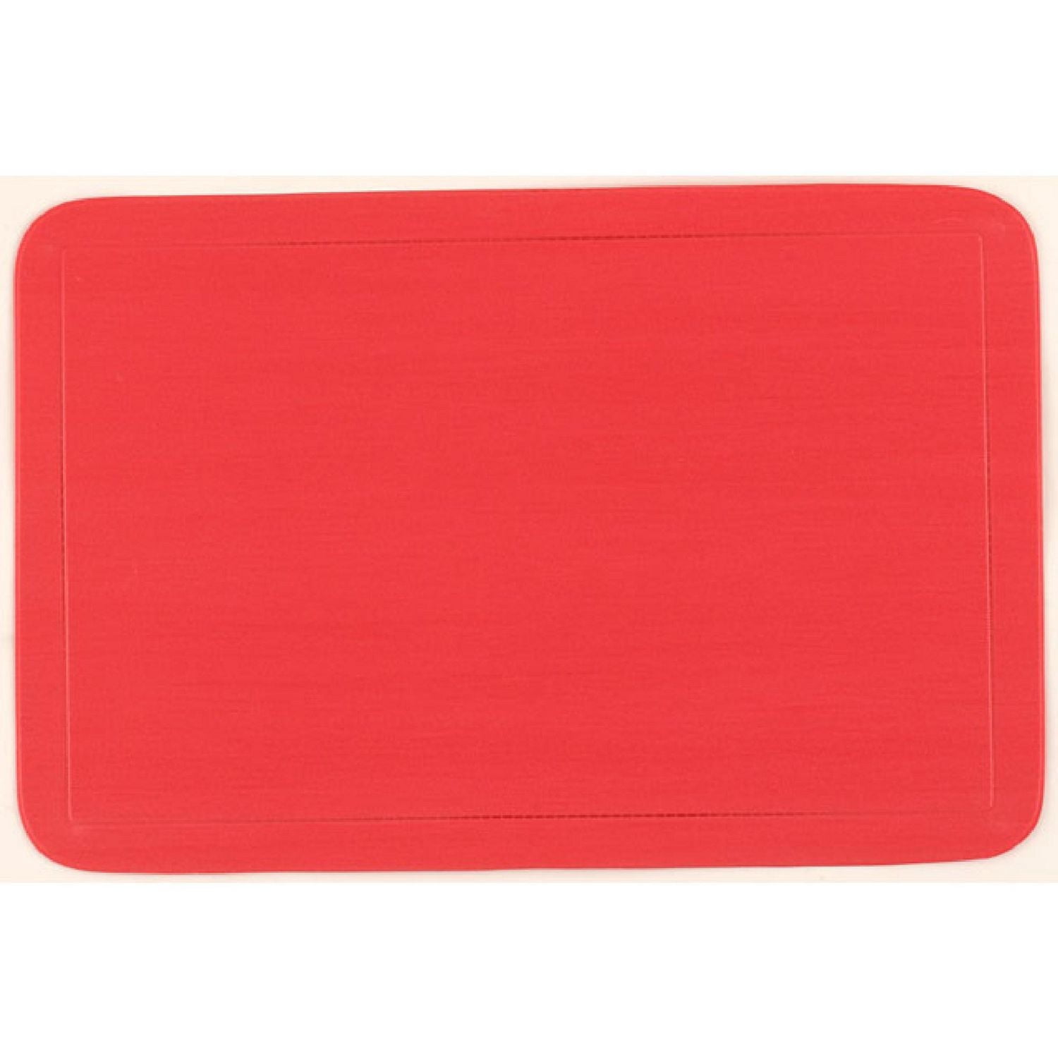 Set De Table En Plastique (Rouge) - Set of 12