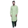 thumbnail image 2 of Atasi Printed Rayon Pathani Kurta With Solid Salwar For Mens Party Wear, 2 of 5