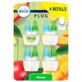 thumbnail image 1 of Febreze Plug In Air Freshener, Odor-Fighting Scented Oil Refill, Mango Splash Scent, 4 Refills, 1 of 6