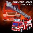 thumbnail image 4 of Fire Engine Toy ,Fire Truck Toy ,Inertial Cars ,Emergency Rescue Truck with Lights and Sounds，Educational, 4 of 7