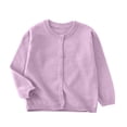 thumbnail image 2 of Cowsor Little Girl Knit Cardigan Sweater - Toddler Button Down School Uniforms Cardigan, 2 of 6