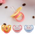 thumbnail image 3 of Puppy Pacifier Silicone Dog Chew Toy Calming Anxiety Relief for Small Dogs Kittens, Food Grade Bite Resistant with Breathable Vent & Dustproof Cover, Easy Clean Pink Blue, 3 of 8