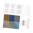 thumbnail image 3 of Langgg Sashiko Coaster Kit Embroidery Starter Kit Craft Art Quilting for Set A, 3 of 6