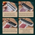 thumbnail image 4 of Vacuum Sealer Machine With 10 Vacuum Bags Food Vacuum Sealer Dry/Moist Vacuum Sealer For Airtight Food Storage For Kitchen Food Sealer For All Saving Needs, 4 of 8