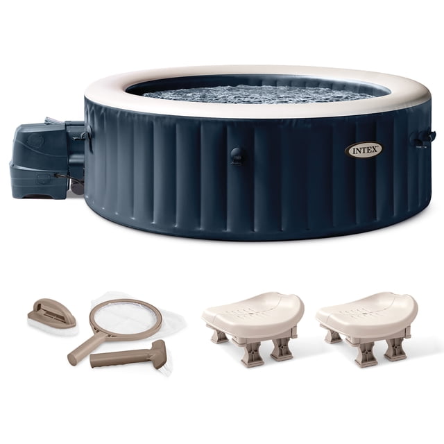 Intex PureSpa Plus Spa Gonflable Portable avec Trousse d'Entretien et 2 Sièges