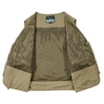 thumbnail image 4 of TIMIFIS Mens Mesh Outdoor Work Fishing Travel Photo Cargo Vests Summer Casual Work Multi Pockets Breathable Waistcoat JacketFall, 4 of 8