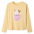 thumbnail image 1 of George Girls' Long-Sleeve Graphic T-Shirt, 1 of 6