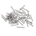 thumbnail image 1 of Unique Bargains M1.4x0.3x10mm Lot de 50 Vis Plates Rondes en Métal pour Machine à Entraînement Phillips, 1 of 5